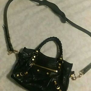 Balenciaga black city bag